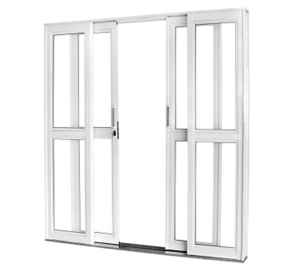 Porta Ideal De Correr Central 200x215 Branco Ref:993176- CRV