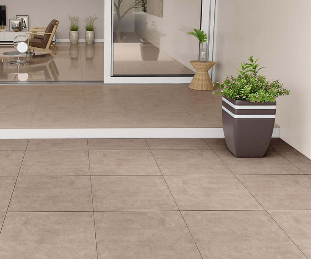 Porcelanato 72x72 AR72084 Metropole Mocca Acetinado - Via Rosa