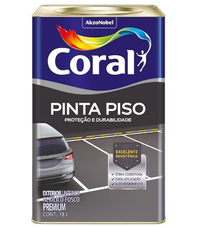 Tinta Pinta Piso Fosco 18 Litros Amarelo Demarcação - Coral