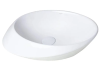 Cuba de Apoio Acqua Vulcano Oval sem Mesa Branco