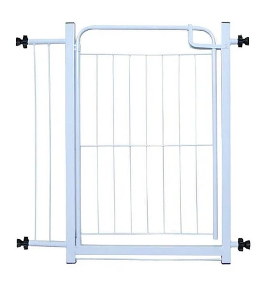 Portãozinho Pet com Extensor 70/80cm Branco