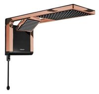 Chuveiro Ducha Acqua Duo 220V 6800W Black Rose Gold