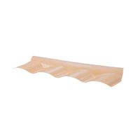 Cumeeira PVC Espigão Articulado Superior Marfim