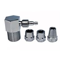 Adaptador para Torneira e Filtro 1/2'' 1/4'' 1/8'' Joelho