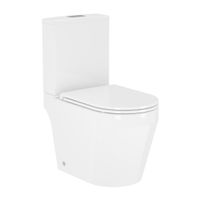 Bacia com Caixa Acoplada e Kit Instalação Vulcano Branco Brilhante