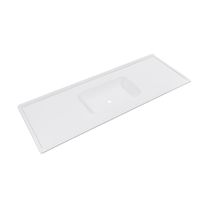 Pia Marmore Sintético 1,50 X 0,54 M Branco