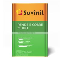 Tinta Acrílica Fosco Exterior e Interior Rende Cobre Muito 18 Litros Branco Gelo