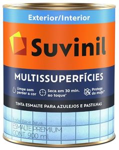 Tinta Esmalte Acetinado Multissuperficies 0,9 Litros Branco