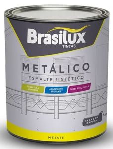 Tinta Esmalte Metálico 0,9 Litros Vermelho Milão