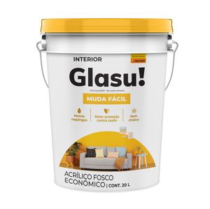 Tinta Muda Fácil Acrílico Fosco 20 Litros Branco Neve