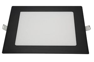 Painel Led Embutir Quadrado 17X17 12W 41000K Preto