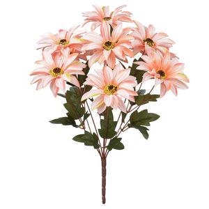 Buquê Zinea Salmon Outono 47cm