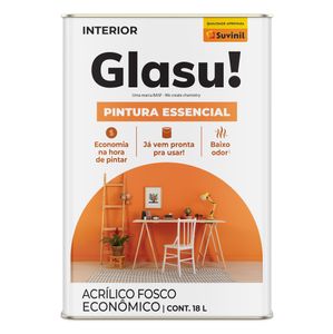 Tinta Acrilica Fosco Pintura Essencial 18 Litros Gelo
