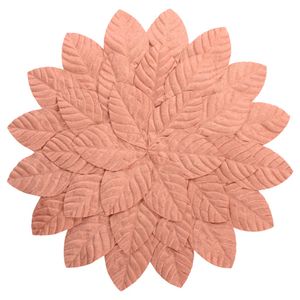 Lugar Americano 45cm Natal Aveludado Rosa Antigo