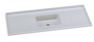 Pia Sintética Standard Granitada 140x50cm Gelo