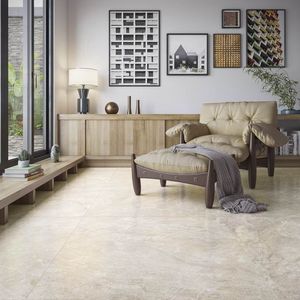 Porcelanato A 90x90 Illuminato Beige Satin Acetinado Caixa com 2,40m²