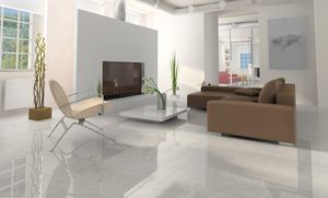 Porcelanato A 70x70cm Crema Marfil Polido Retificado Caixa com 2,44m²