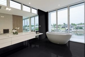 Porcelanato A 84X84cm Nero Polido Retificado Caixa 2,80m²
