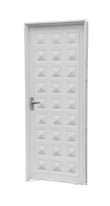 Porta Ideal Almofada 84x215 R12 Esquerda Branca