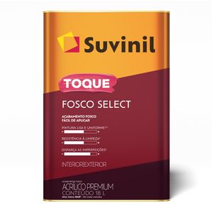 Tinta Acrílica Toque Fosco Select 18 Litros Gelo