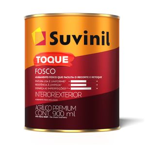 Tinta Acrílica Premium Toque Fosco 0,9 Litros Branco Neve