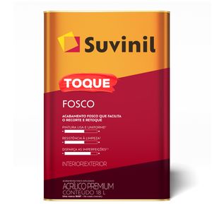 Tinta Acrílica Premium Toque Fosco 18 Litros Branco Gelo