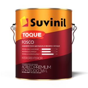 Tinta Acrílica Premium Toque Fosco 3,6 Litros Branco Gelo