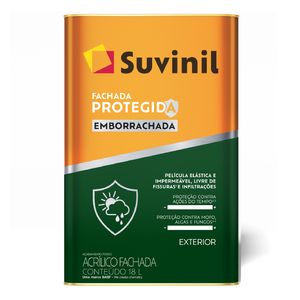 Tinta Acrílica Fachada Protegida Emborrachada 18 Litros Branco Neve