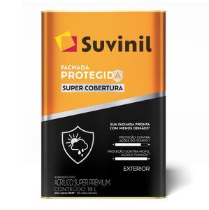 Tinta Acrílica Fachada Protegida Super Cobertura 18 Litros Branco Neve