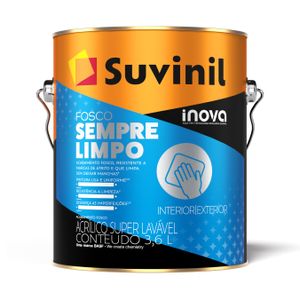 Tinta Acrílica Inova Fosco Sempre Limpo 3,6 Litros Branco Neve