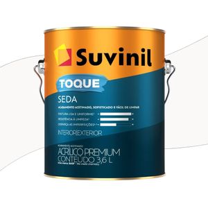 Tinta Acrílica Acetinada Toque Seda 3,6 Litros Branco Neve