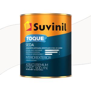 Tinta Acrílica Acetinado Toque Seda 0,9 Litros Branco Neve