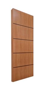 Porta Frisada Mogno Acabada 0,60x2,10m MF-02