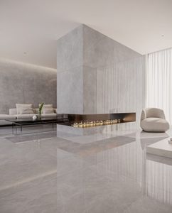 Porcelanato A 90x90 Gris Armani Retificado Polido Caixa com 2,40m²