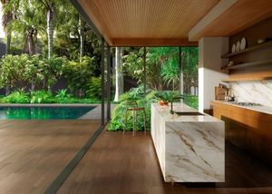 Porcelanato A 26x106 Aveiro Castano Acetinado Retificado Caixa com 2m²