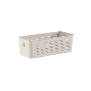 Cesto Organizador Flow 3 Litros 27x12x9cm Bege