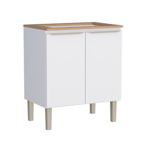 Balcão Cooktop Aço Flora 5 Bocas Branco