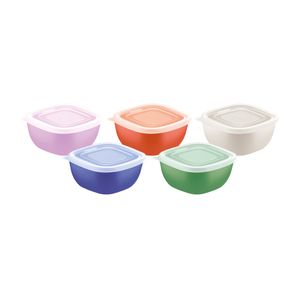 Pote com Tampa 300ml Polipropileno Mix Color