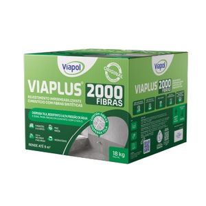 Impermeabilizante Flexível Viaplus 2.000 Fibras 18kg