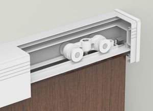 Kit Suporte para Porta Correr Master Top Completo 2 Metros Branco