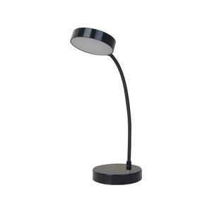 Luminária Led Mesa Puck Recarregável Preto