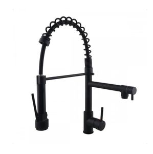Torneira Cozinha Monocomando de Mesa Preto Fosco