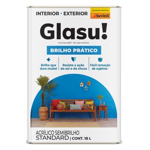 Tinta Acrílica Semibrilho Prático 18 Litros Palha