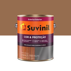 Tinta Esmalte Brilhante Cor e Proteção 3,6 Litros Marrom Conhaque