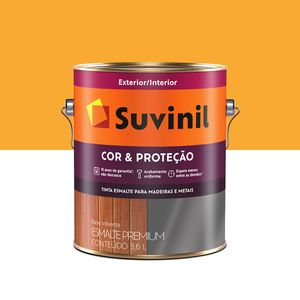 Tinta Esmalte Brilhante Cor e Proteção 3,6 Litros Amarelo Ouro