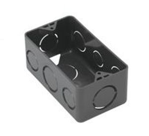 Caixa de Luz PVC 4X2 Preta Roscável