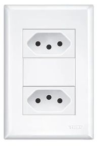 Tomada 2 Padrão Distanciada 2P + T 20A Evidence