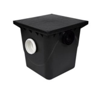 Caixa Gordura Grande Preta