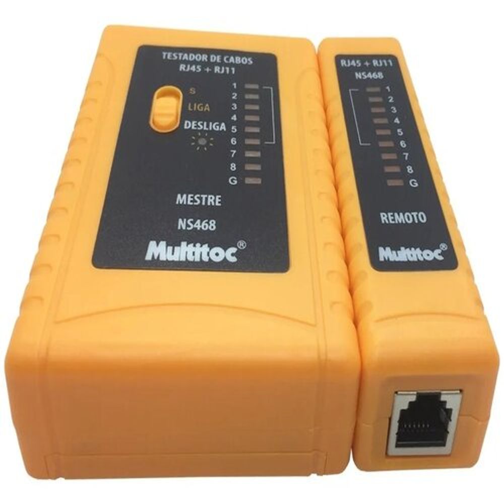 Testador de Cabos de rede RJ45/RJ11 NS-468