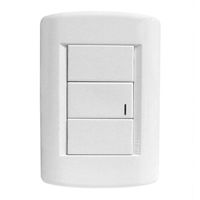 Conjunto 1 Interruptor simples horizontal 4x2 Talari Iriel 880001